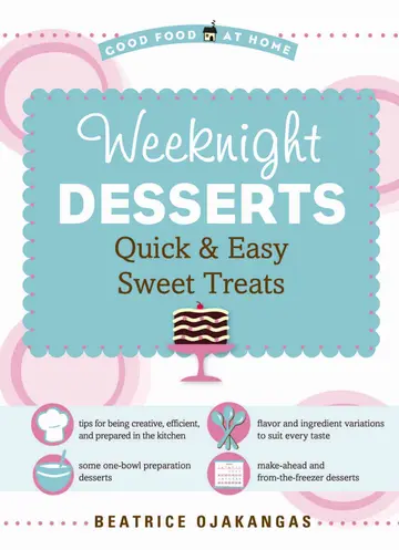 Cover of Weeknight Desserts