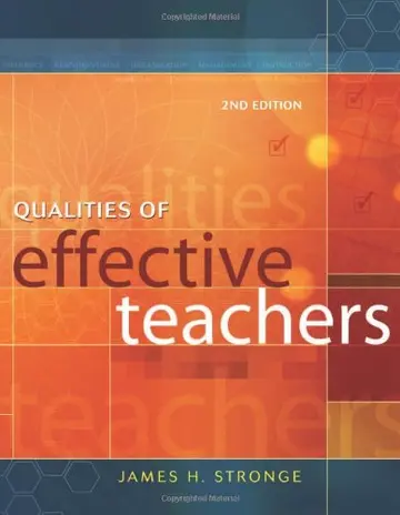 Cover of Qualities of Effective Teachers