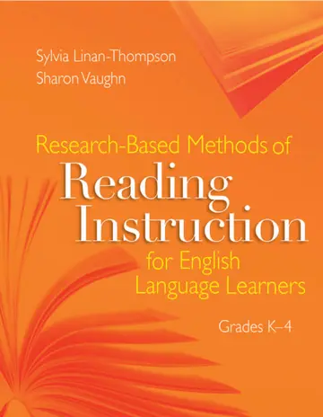 Cover of Research-Based Methods of Reading Instruction for English Language Learners, Grades K-4