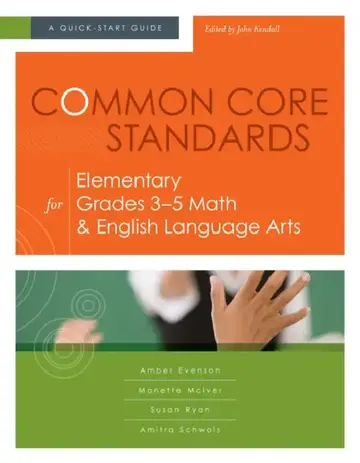 Cover of Common Core Standards for Elementary Grades 3-5 Math & English Language Arts