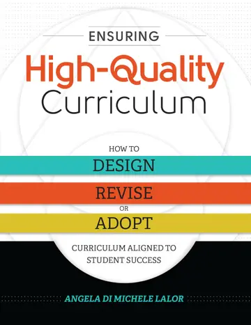 Cover of Ensuring High-Quality Curriculum
