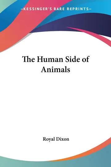 Cover of The Human Side of Animals