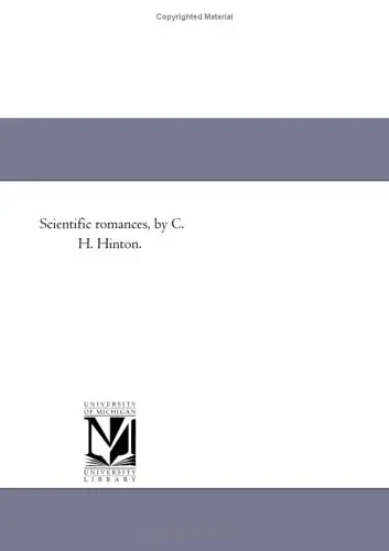 Cover of Scientific romances, by C. H. Hinton