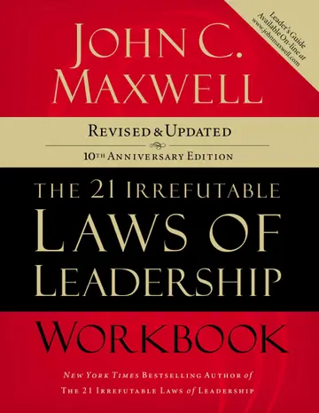 Cover of The 21 Irrefutable Laws of Leadership Workbook