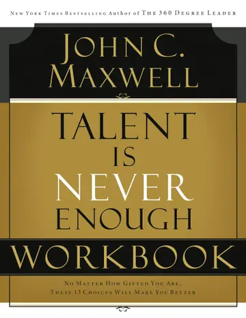 Cover of Talent Is Never Enough