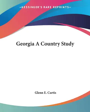 Cover of Georgia A Country Study