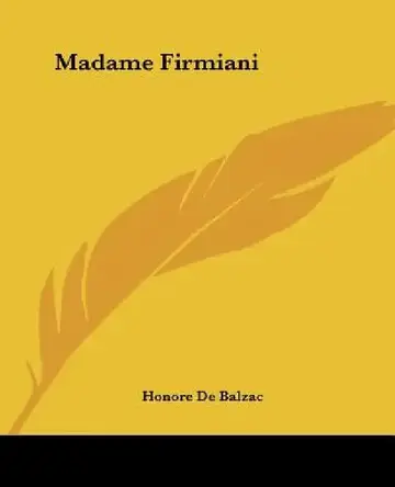 Cover of Madame Firmiani