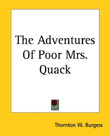 Cover of The Adventures Of Poor Mrs. Quack