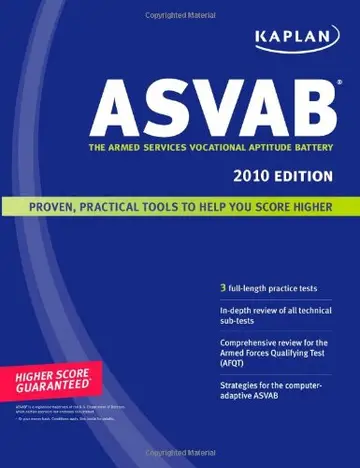 Cover of Kaplan ASVAB 2010 Edition