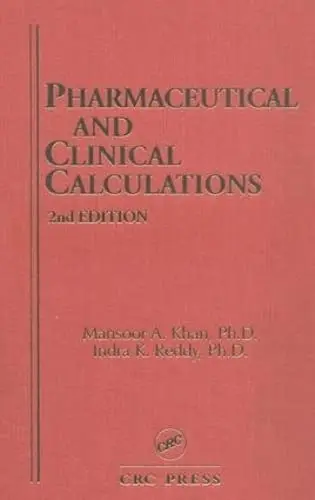 Cover of Pharmaceutical and Clinical Calculations