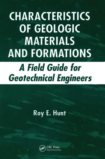 Cover of Characteristics of Geologic Materials and Formations