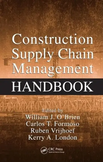 Cover of Construction Supply Chain Management Handbook
