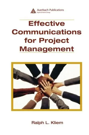 Cover of Effective Communications for Project Management