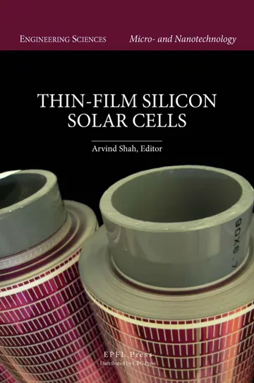 Cover of Thin-Film Silicon Solar Cells
