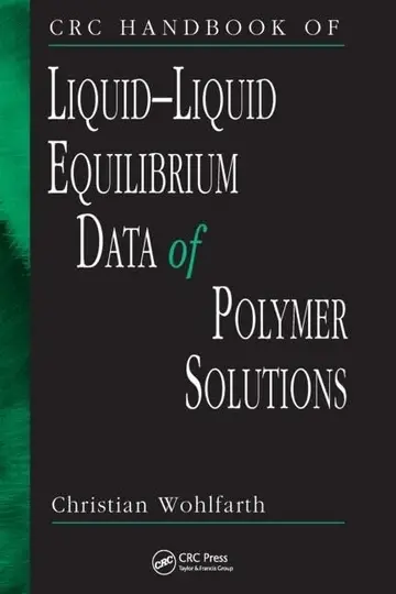 Cover of CRC Handbook of Liquid-Liquid Equilibrium Data of Polymer Solutions