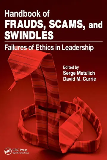 Cover of Handbook of Frauds, Scams, and Swindles