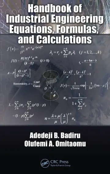 Cover of Handbook of Industrial Engineering Equations, Formulas and Calculations