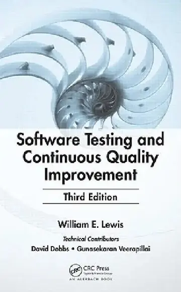 Cover of Software Testing and Continuous Quality Improvement [With CDROM]