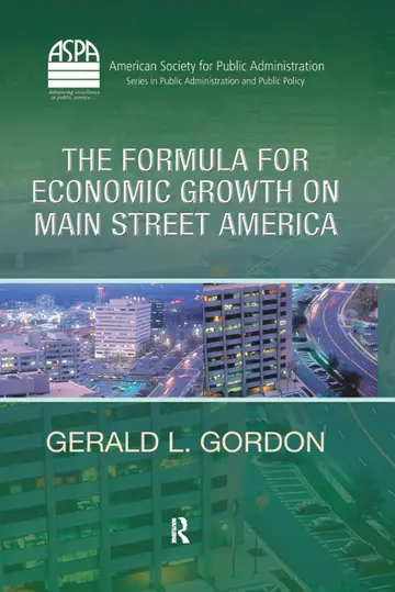 Cover of The Formula for Economic Growth on Main Street America
