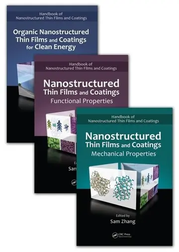 Cover of Handbook of Nanostructured Thin Films and Coatings, Three-Volume Set