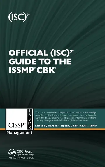 Cover of Official ISC 2 Guide to the ISSMP CBK