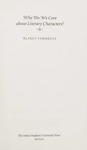 Cover of Why Do We Care about Literary Characters?