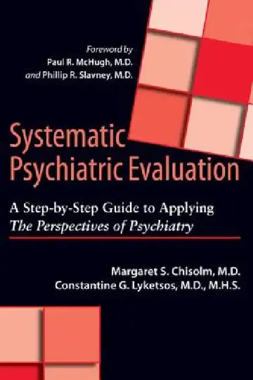Cover of Systematic Psychiatric Evaluation