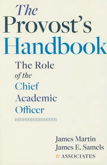Cover of The Provost's Handbook