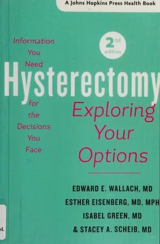 Cover of Hysterectomy