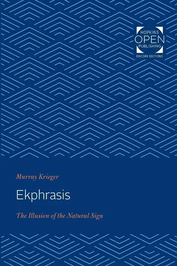 Cover of Ekphrasis – The Illusion of the Natural Sign