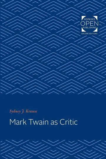 Cover of Mark Twain as Critic