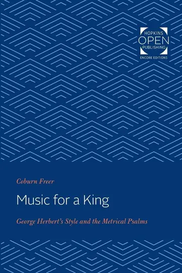Cover of Music for a King – George Herbert`s Style and the Metrical Psalms