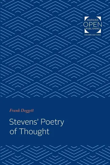 Cover of Stevens` Poetry of Thought