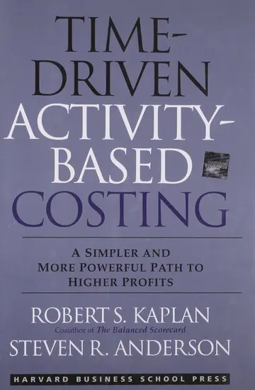 Cover of Time-Driven Activity-Based Costing
