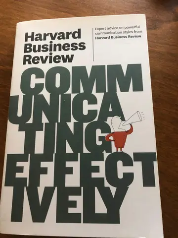 Cover of HBR Communicating Effectively