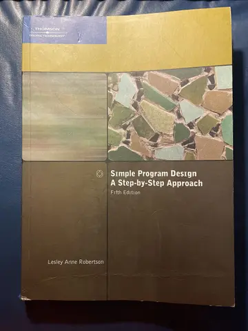 Cover of Simple Program Design, A Step-by-Step Approach, Fifth Edition