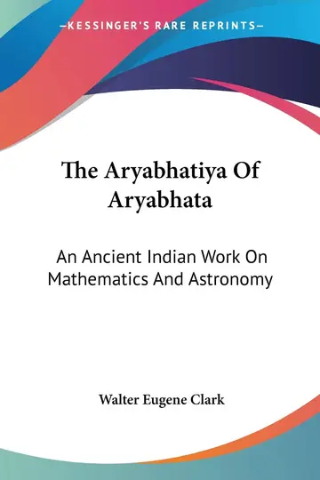 Cover of The Aryabhatiya of Aryabhata