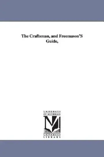 Cover of The Craftsman, and Freemason'S Guide,