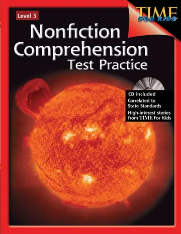 Cover of Nonfiction Comprehension Test Practice Grade 3