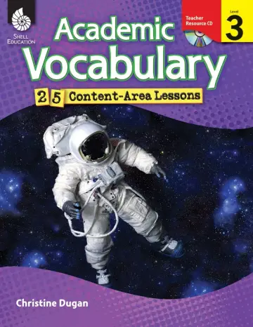 Cover of Academic Vocabulary 25 Content-Area Lessons