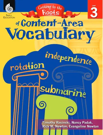Cover of Getting to the Roots of Content-area Vocabulary Level 3