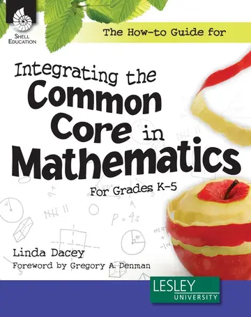 Cover of The How-to Guide for Integrating the Common Core in Mathematics, Grades K-5