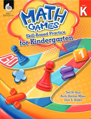 Cover of Math Games Skill-Based Practice for Kindergarten