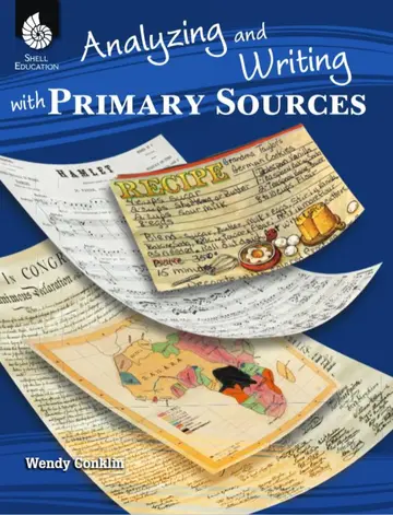 Cover of Analyzing and Writing with Primary Sources