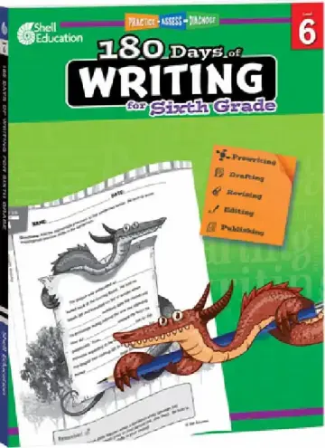 Cover of 180 Days of Writing for Sixth Grade (Grade 6)
