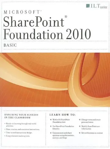 Cover of Microsoft SharePoint Foundation 2010