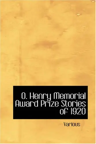 Cover of O. Henry Memorial Award Prize Stories of 1920