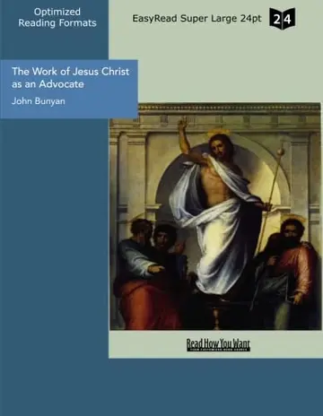 Cover of The Work of Jesus Christ as an Advocate