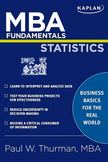 Cover of MBA Fundamentals in Statistics
