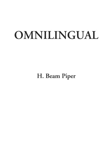 Cover of Omnilingual